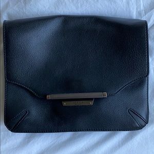 Rag & bone black leather cross body